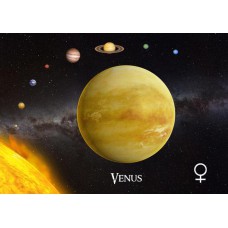 3D pohľadnica Venuša