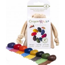 Vrecko Crayon Rocks 8 voskoviek - základné farby