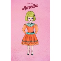 Papierová bábika Amélia