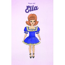 Papierová bábika Ella